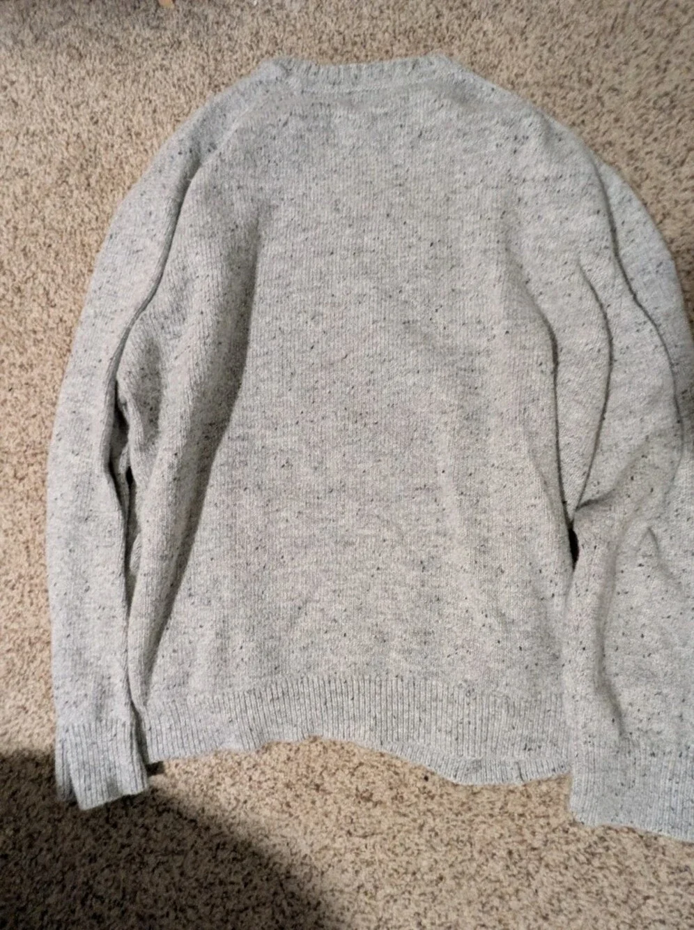 American Eagle Outfitters Light Gray Knit Sweater